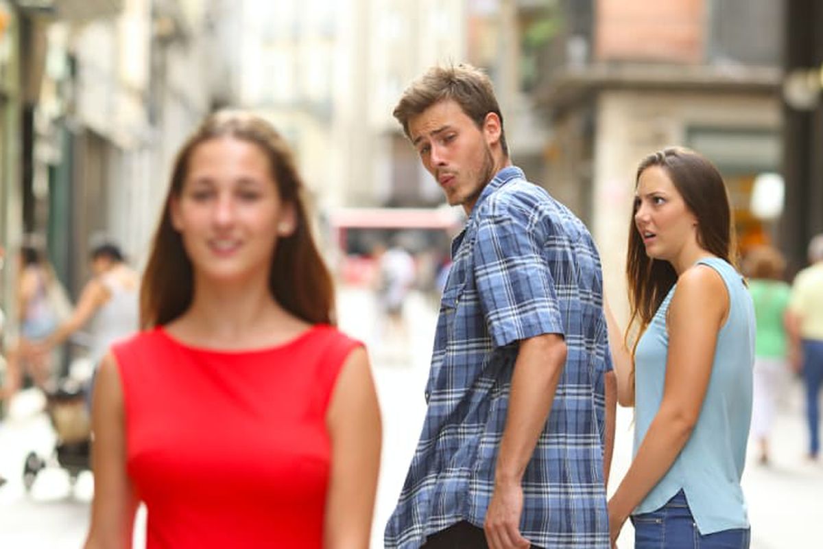 Distracted Boyfriend meme about Kingdom Kratom