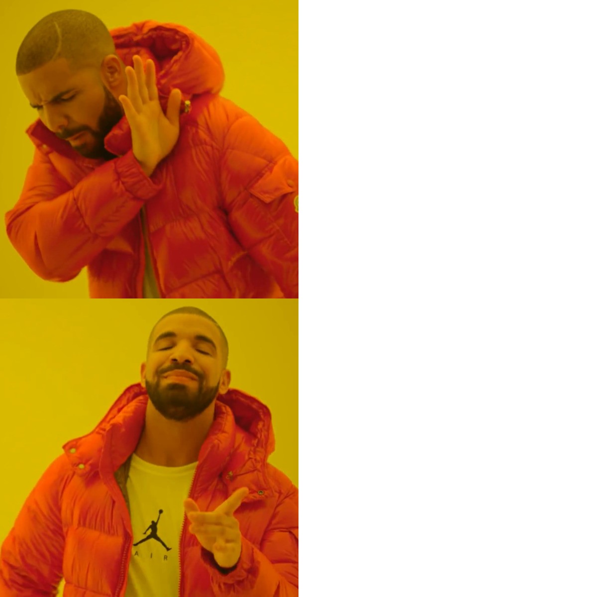 Drake Hotline Bling meme about Kingdom Kratom