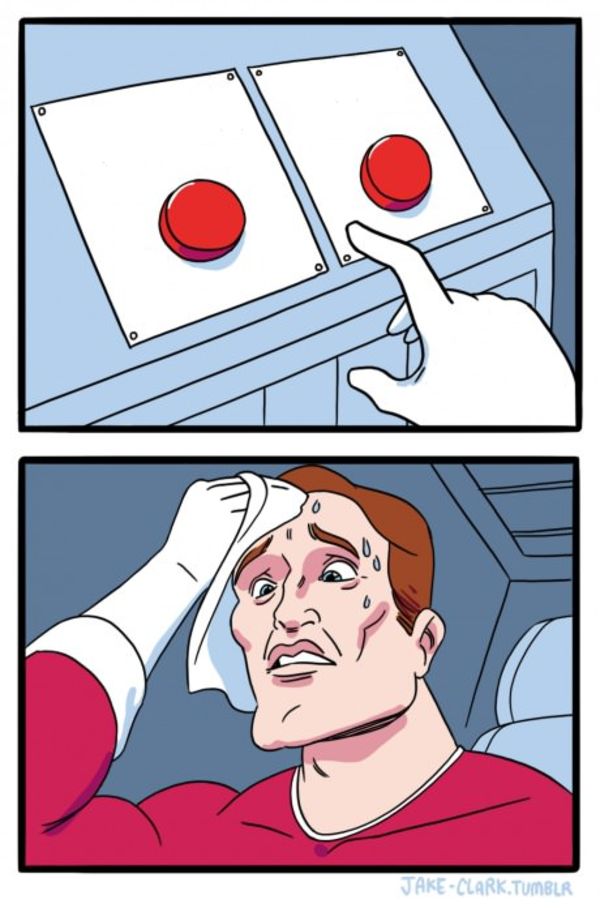 Two Buttons meme about Kingdom Kratom